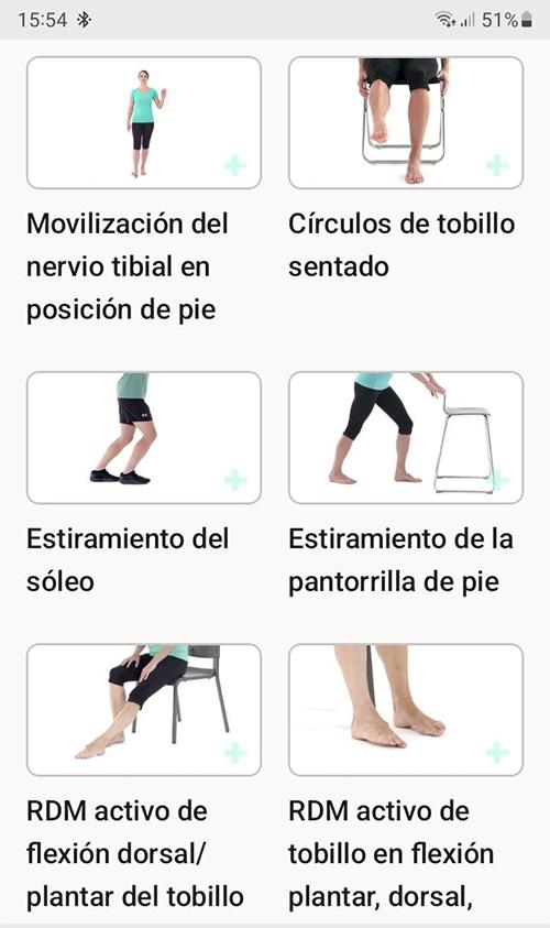 Programa de ejercicios en línea Síndrome del túnel del tarso